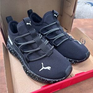 Puma Kids Black  Sneakers